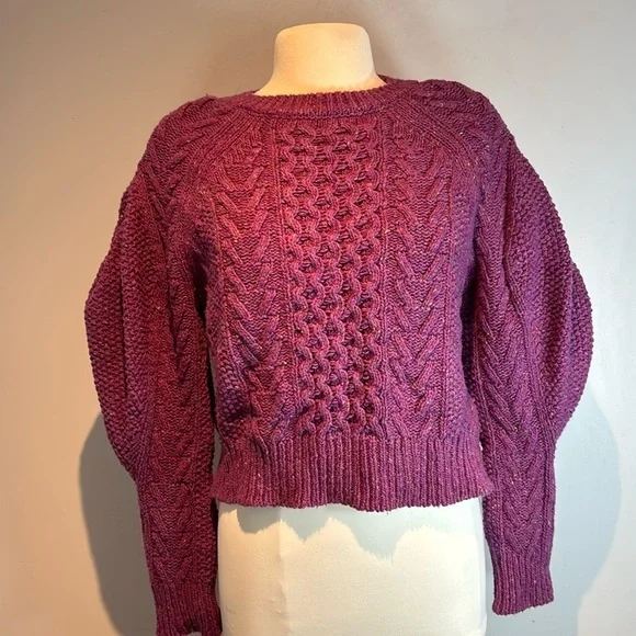 THE NEW SOCIETY Recycled Tirso Sweater in Purple, Size Small - Picture 3 of 13